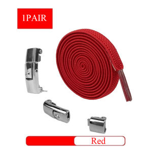 Press Lock Shoelaces Without Ties Elastic Laces Sneaker 8MM Widened No-Tie Shoelaces laces Kids Adult Flat Shoelace