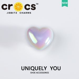 shoes charm cross Shoe Buckle Aurora Pink Pearl 2024 New cross Shoe Flower DIY Shoe Accessories