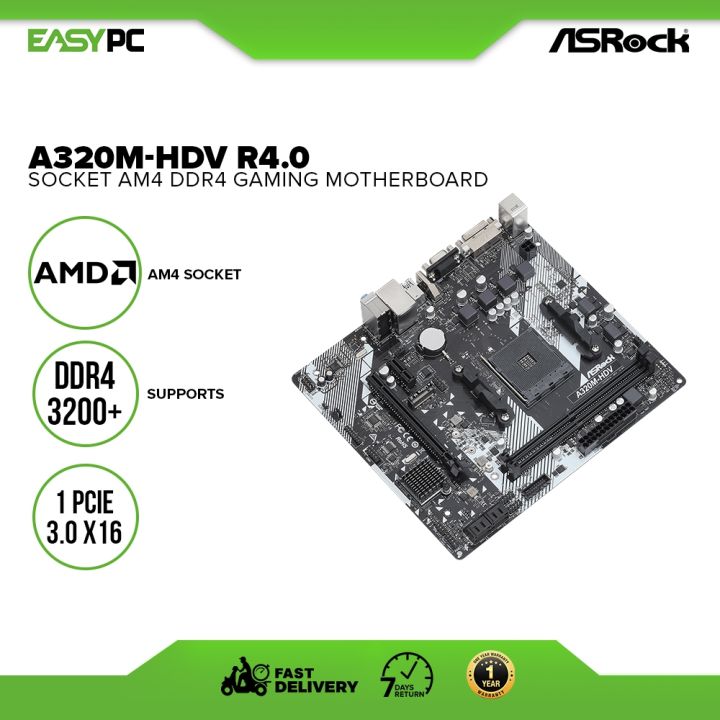 Motherboard Asrock A320m Mini Itx EasyPC Asrock A320M-HDV Socket