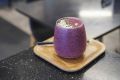 ผงมันม่วง 100% เนื้อเนียนละเอียด สีม่วงเข้ม 100 กรัม (Purple Sweet Potato Powder). 