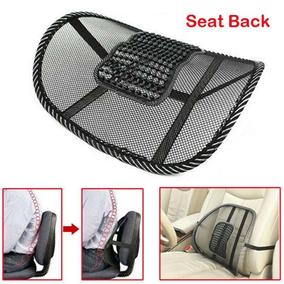 Mesh Lumbar Back Support Cushion Seat Posture Corrector Car Office Chair 