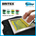 Pelaka Britex Rubber Dye Fabric Paint Gloss 200ML (For Light & Dark Colour Fabric Textile, Silk Screen Printing). 
