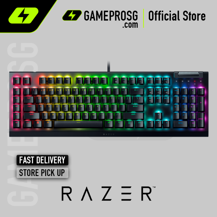 Razer BlackWidow V4 X Gaming Keyboard — Full-Size Mechanical - Chroma ...