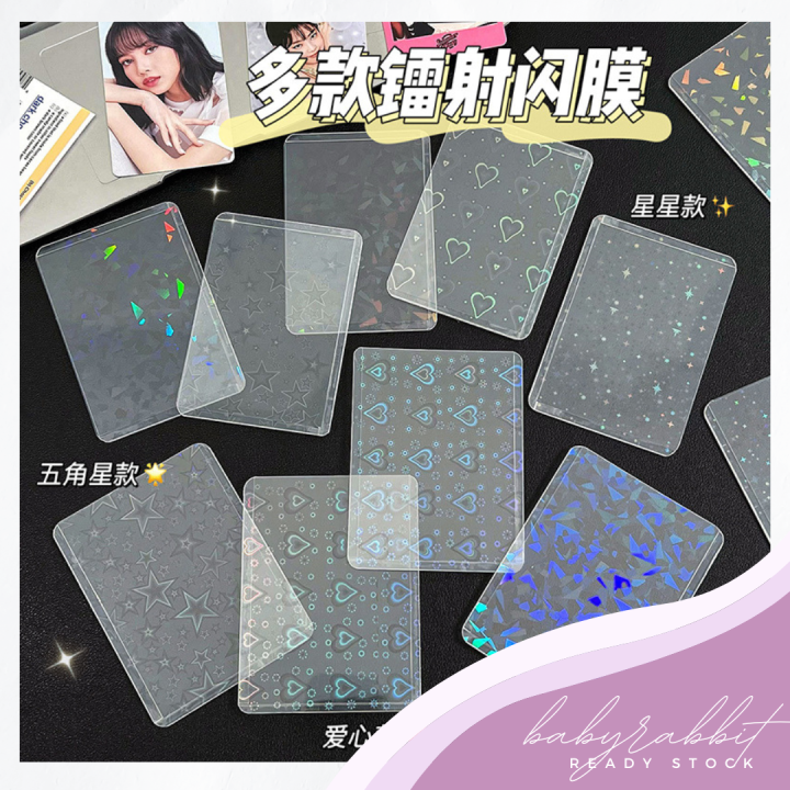 Laser Idol Card Protector K-pop Card Cover PVC Card Protector ...