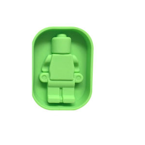 ZEEMIN Block Silicone Mold Building Brick Robot Chocolate Jelly Ice Cube Tray Cake Decoration Cupcake Topper Kids Birthday Party Car