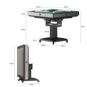 (JIJI.SG) Automated Folding Mahjong Table - Tables SG Style / 160 Tiles / Dining Table / Magnetic Tiles / Bulky