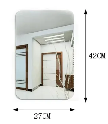 Stiker Cermin Dinding Kamar Mandi Sticker Kaca Tempel Anti Pecah Acrylic Dekorasi Dinding D5004