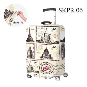 Sarung Koper 24 Inch 20 28 18 Elastis Luggage Cover Pelindung Kode SKPR 06