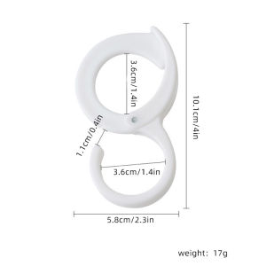 Houseeker 4 cái Giá đựng sắp xếp tủ quần áo phòng tắm nhà bếp tủ quần áo chống gió điều chỉnh móc treo giá lưu trữ cho túi khăn
