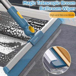 35CM/55CM Magic Broom Silicone Squeegee 180° Degree Rotatable Floor Scraper Silicone Squeegee 魔术硅胶扫把