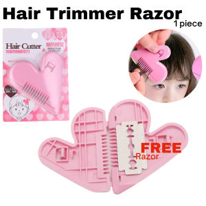 Hair Bang Clip Cut Hair Tools Set Trimmer Clipper Cutter Scissor Alat Gunting Rambut 剪刘海神器
