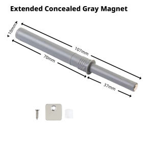 10Pcs Push To Open Silent Cabinet Latch Door Drawer Magnetic Damper Buffer Furniture Accessories