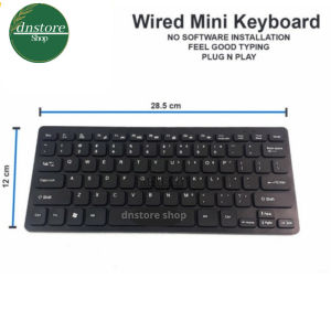 KEYBOARD MINI WITH TOMBOL FN KEYBOARD USB MURAH R1602 R-ONE TERBARU UNTUK PC / CPU / LAPTOP