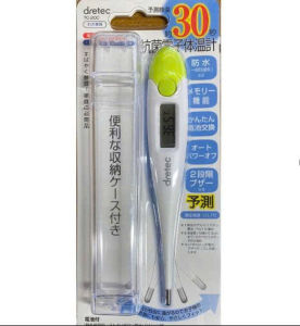 Nhiệt kế điện tử Dretec TO-200GND đo nhanh đầu đo mềm - Nhật Bản