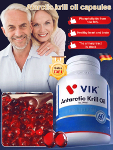【Efficient Absorption/Natural Safe Ingredients】Antarctic Krill Oil Capsules Krill Capsules Omega 3 Krill Oil Health Supplement Krill Oil【高效吸收/天然安全成分】南极磷虾油胶囊 磷虾鱼油 60%磷脂