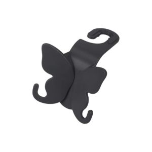UNQIN Hidden Hook Car Seat Hook Butterfly Shape Multifunctional Seatback Storage Rack Exquisite Easy Installation Headrest Hanger Car Interior