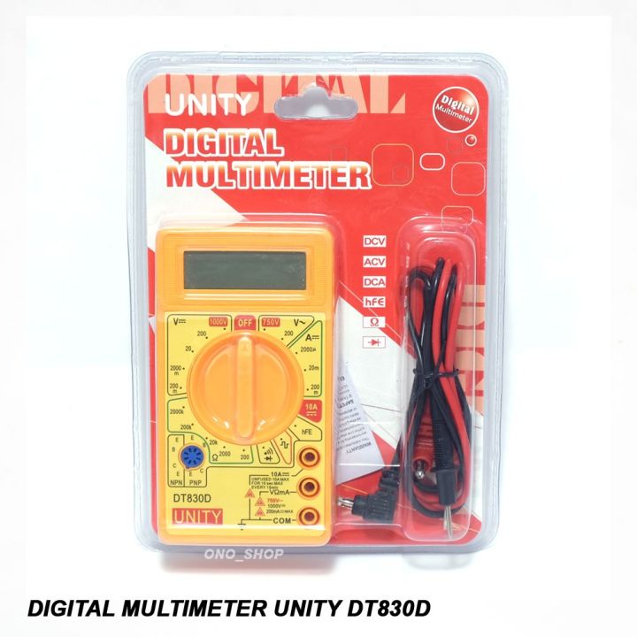 Digital Multimeter Unity DT830D Lazada Indonesia