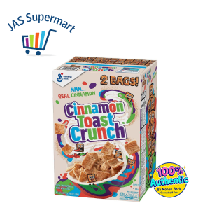 General Mills Cinnamon Toast Crunch Cereal 2 Bags 1.4kg – Cinnamon Sugar Breakfast Cereal