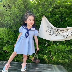 kyiibaby Summer preppy fashion Little Girl New girls summer dress children skirt thin kybb045