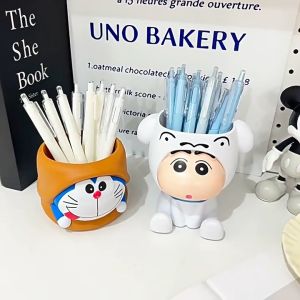 Cartoon Cute Crayon Shin Chan Pencil Box Shin-Chan Pencil Case Shin Chan Toy Ornament Desk Storage Supplies Cute Pen Holder