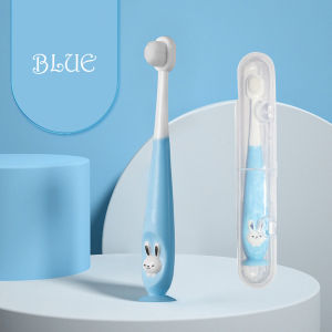 Soft Silicone Bristle Brush Gum Oral Care Bunny Toothbrush for Kids