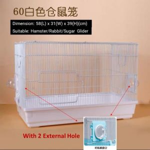 【READY-STOCK】XL Large Hamster Basic Cage Hamster House for pets rabbit sugar glider Guinea pig cage 仓鼠笼子 仓鼠60笼子