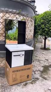 Bộ tủ Lavabo dùng cho phòng tắm chất liệu Nhôm kháng nước Mission KT-6047