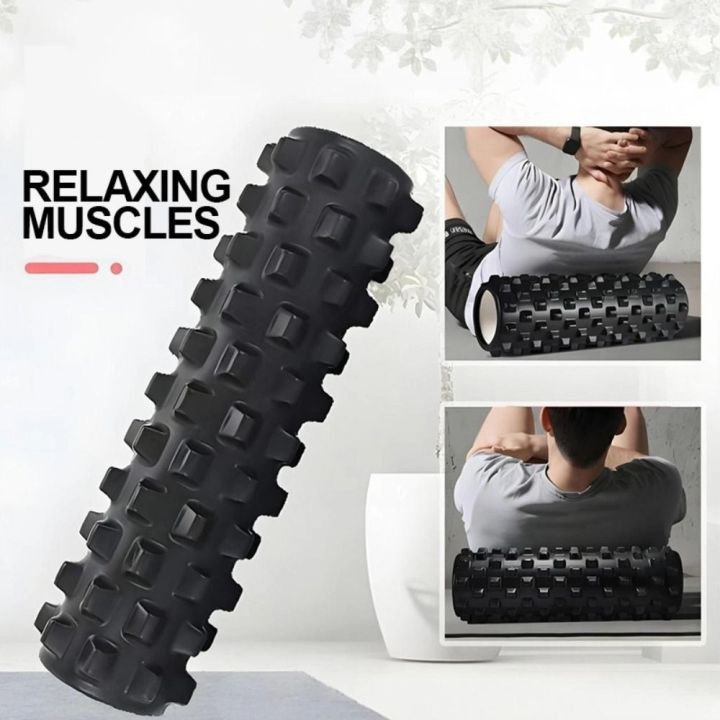 LIUJIR Điểm kích hoạt Con lăn massage bọt yoga Mật độ cao Bọt EVA Cột ...