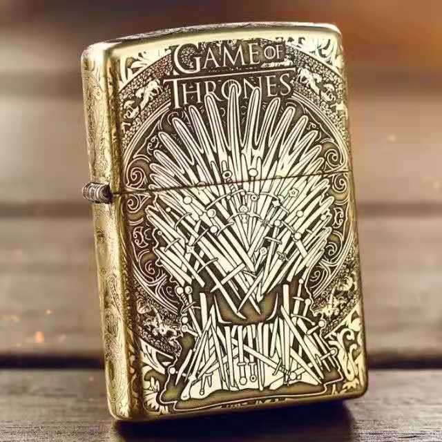 Zippo Engraved Metal Game Of Thrones Lighter Lazada