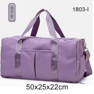 Korean Fashion Travel Bag Dry Wet Separate Gym Bag Women Waterproof Duffel Luggage Bag Sling Shoulder Hand Carry Beg