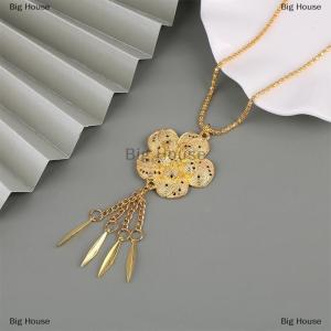 [COD] Big House Traditional Sarong Color Belt Vintage Jewelry Buckle Belt Necklace For Woman Decoration