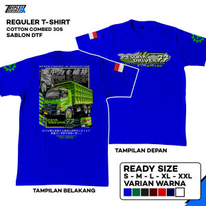 Kaos Pesona Driver 77 Never Ending in Innovation Katun Combed 30s Sablon DTF
