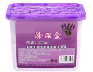 per pc 350g 800 ml Home Dessicant Dry Box 800ml Moisture Absorber and Dehumidifier Calcium chloride drier clothes waredrobe shoes (Lavender)