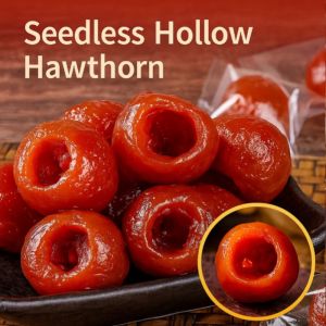 Seedless Hawthorn Berry Snacks No Sugar Added No Preservatives Healthy Dried Fruit for Kids Adults Rich in Fiber Vitamin health Snack