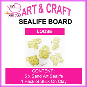 BabyYaya 5 in 1 sand art sealife board kit for kids mainan pasir education toy mainanan pendidikan 教育玩具 creative art & craft