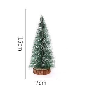 1pc Mini Resin Christmas Santa Claus Snowman Ornament Micro Landscape Christmas Decorations Ornament Home Desktop Decor
