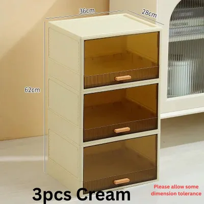 Stackable Box Multifunctional Home Storage Organizer Detachable Dustproof Footwear Container Bedroom ShoeboxToy