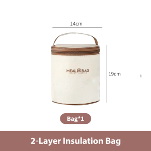 Insulated Lunch Box Set All With Bag For Adult Kid Student Portable Stainless Steel Thermal Bento Box Food Container Keep Food Hot leakproof Microwave safe