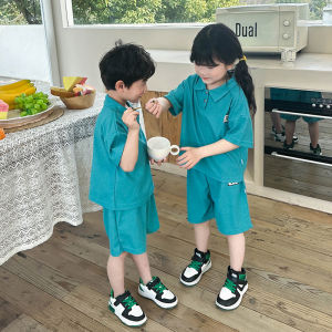 Đồ Bộ Bé Gái Bé Trai Quần Áo Trẻ Em Habi Fashion HB90 Chất Liệu Thun Cá Sấu Co Giãn Cho Bé Trai 18-40Kg