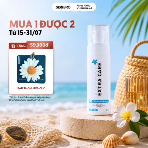[COMBO 2 CHAI] Dung Dịch Vệ Sinh Phụ Nữ SIS&BRO Extra Care 120ml Tinh Chất Cúc La Mã và Trầu Không