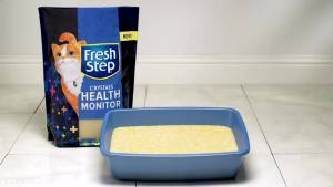 ทรายแมว Fresh Step Crystals Health Monitoring เปลี่ยนสีได้ ช่วยตรวจจับความผิดปกติในปัสสาวะแมว ควบคุมกลิ่นได้ 30 วัน ขนาด 7 ปอนด์ กระเป๋า
