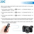 JJC RMT-P1BT Wireless Bluetooth Remote Control for Sony A1II A7 IV III A7IV A7III A73 A7R III A9 II A7S III A7R V Sony ZV-1 ZV-E10 ZVE10 A7C Sony A6600 A6400 A6100 DSC-RX0 II DSC-RX100 VII FX30 FX3. 