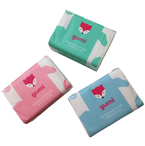 Khăn giấy khô cao cấp Gumi 3 lớp khăn giấy rút  giấy đa năng giấy ăn giấy vệ sinh không chứa tạp chất hoàn toàn tự nhiên 300 tờ