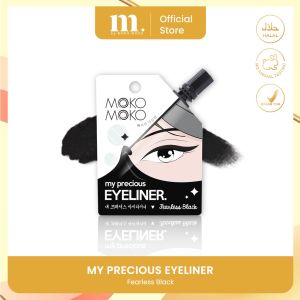 Moko Moko My Precious Eyeliner Fearless Black - Waterproof & Smudge - Eyeliner Sachet Tahan Air