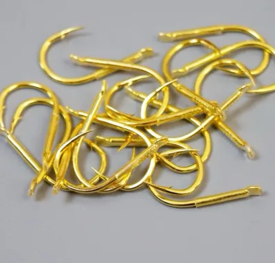 Set 8 Lưỡi Săn Hàng Huỳnh Vương Màu Vàng Sắc Bén Nhẹ và Cứng Chống Oải lưỡi Vênh 15 độ LC15 - Sanami Fishing