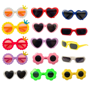 Cat Cool Sunglasses Pet Dog Heart Glasses Products Puppy Photos Tools Decorations Animals Lovely Eye-wear Accessories