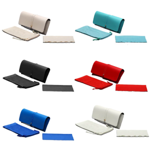 PU Leather Protective for Case Glasses for Case Cover with Rope Buckle and Cleaning Cloth Portable Eyeglasses for Case E