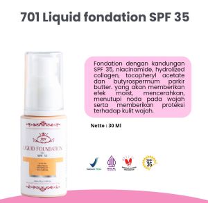 701 Liquid Foundation with SPF 35 Original BPOM – 35gr