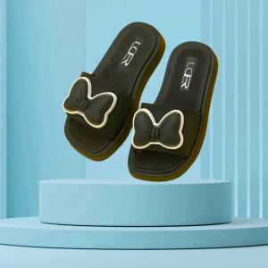 LCR 6099 Sandal Jepit Busur Lucu untuk Anak Perempuan - Sandal Wedges Usia 1 - 10