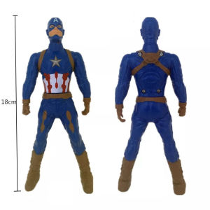 1PCS Avengers Super Hero Figurine Toy Model 360° Whirling Spider Man Hulk Iron Man Action Figure Children Gift
